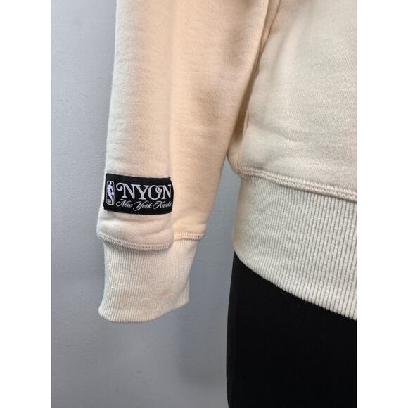 NYON New York Or Nowhere KNICKS Off White Sweatshirt Crew Neck Medium M - Picture 5 of 8